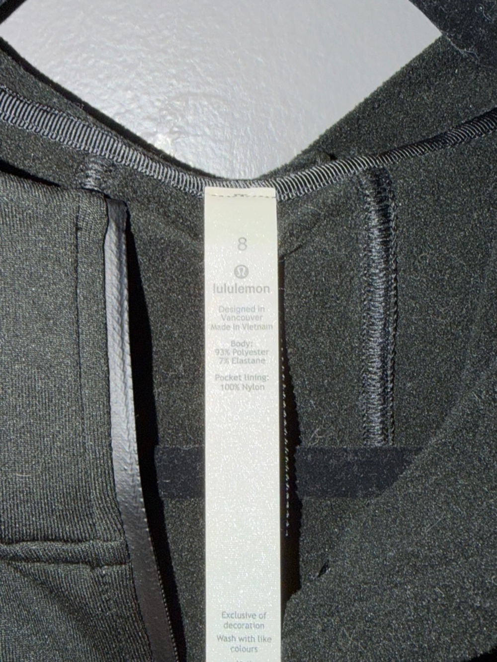 lululemon athletica Black Fleece Flurry Full-Zip Jacket size 8 - Picture 5 of 8
